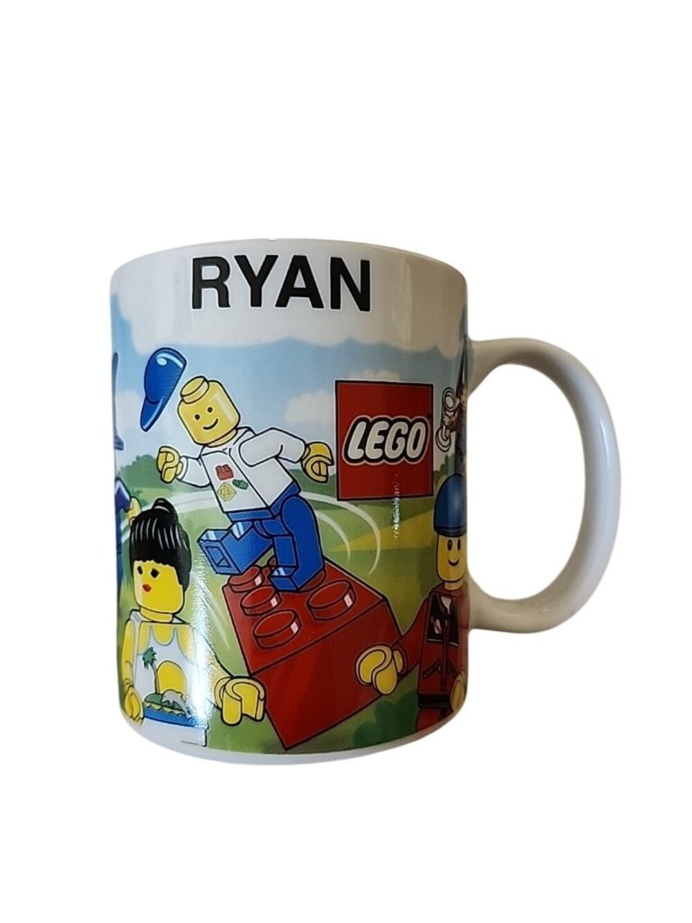Downtown Disney LEGO  Store 2006  Anaheim “RYAN" Coffee Mug Cup